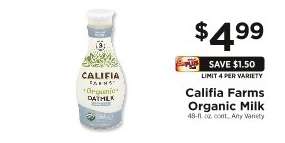 Califia Farms Organic Milk