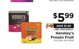 Hershey’s Frozen Fruit
