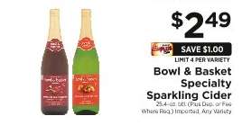 Bowl & Basket Specialty Sparkling Cider