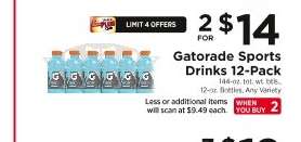 Gatorade Sports Drinks 12-Pack