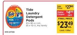 Tide Laundry Detergent Pods