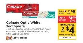 Colgate Optic White Toothpaste