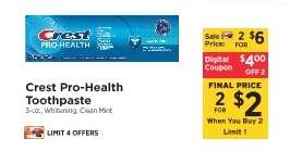 Crest Pro-Health Toothpaste