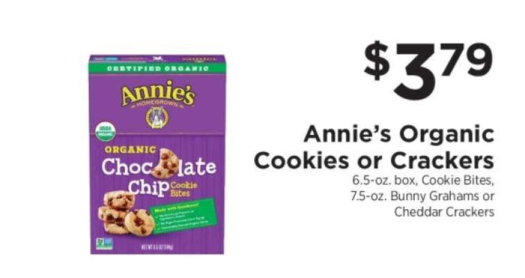 Annie’s Organic Cookies or Crackers