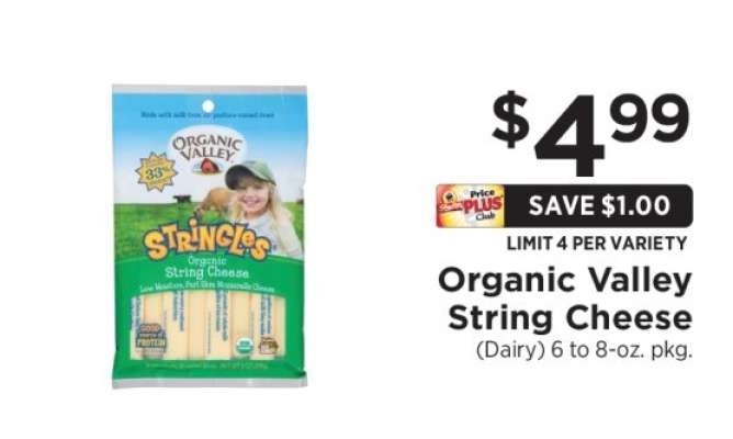 Organic Valley String Cheese