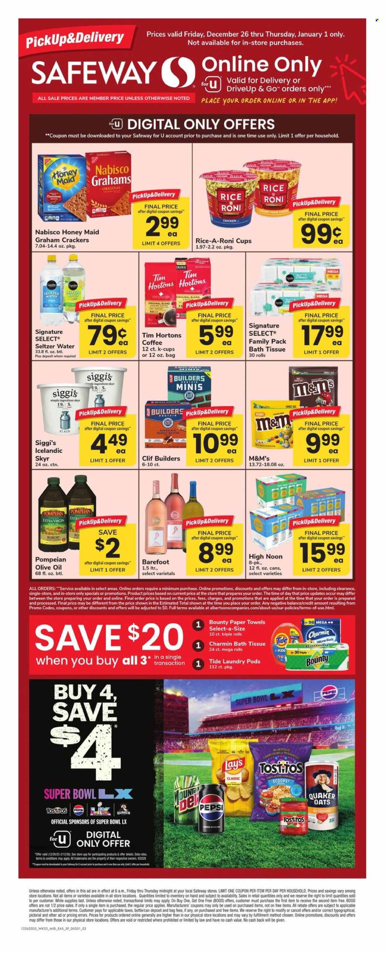 Safeway ad - 12/26/2025 - 01/01/2026. Page 1