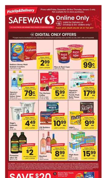 Safeway Flyer - 12/26/2025 - 01/01/2026.