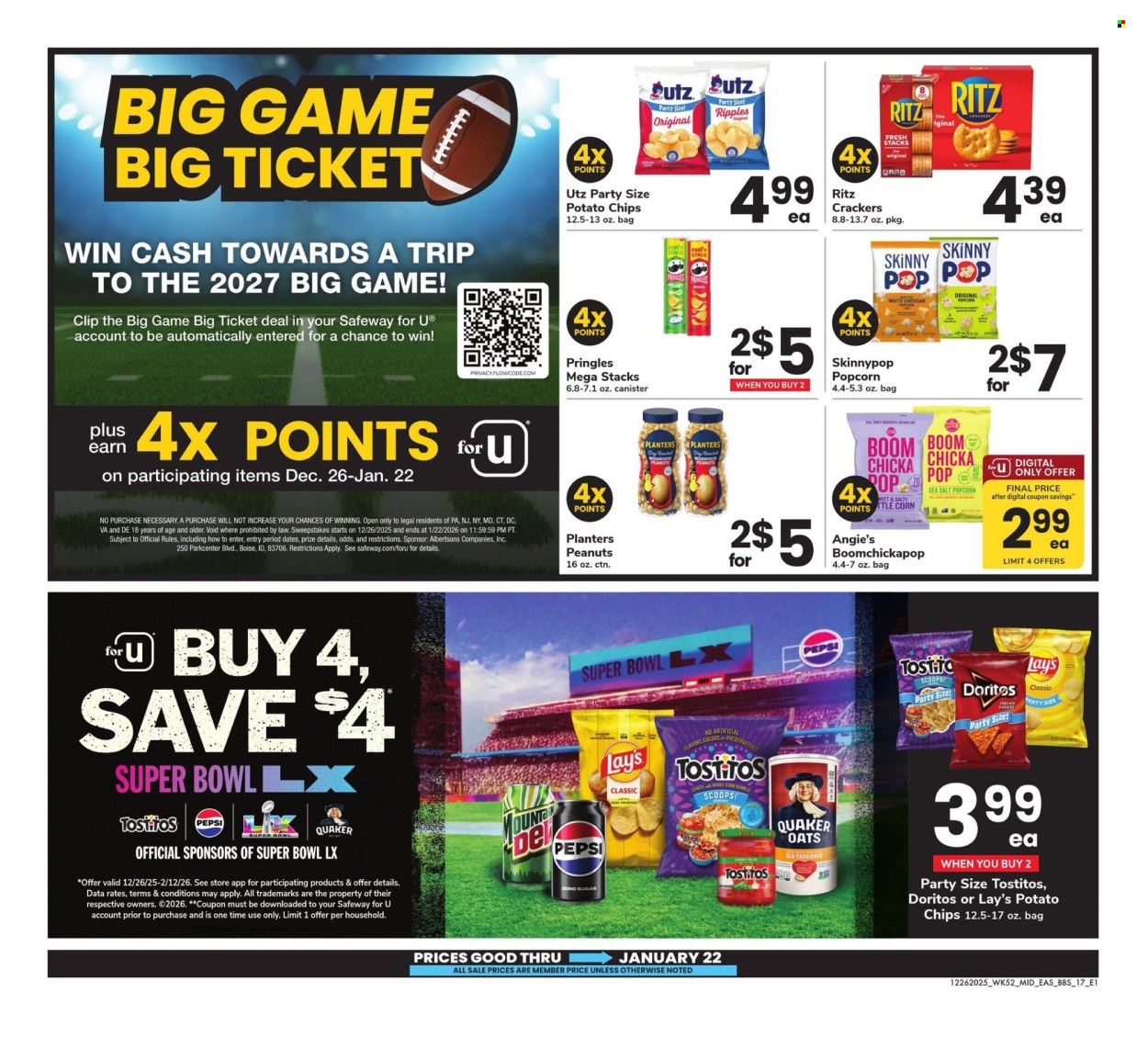 Safeway ad - 12/26/2025 - 01/22/2026. Page 17