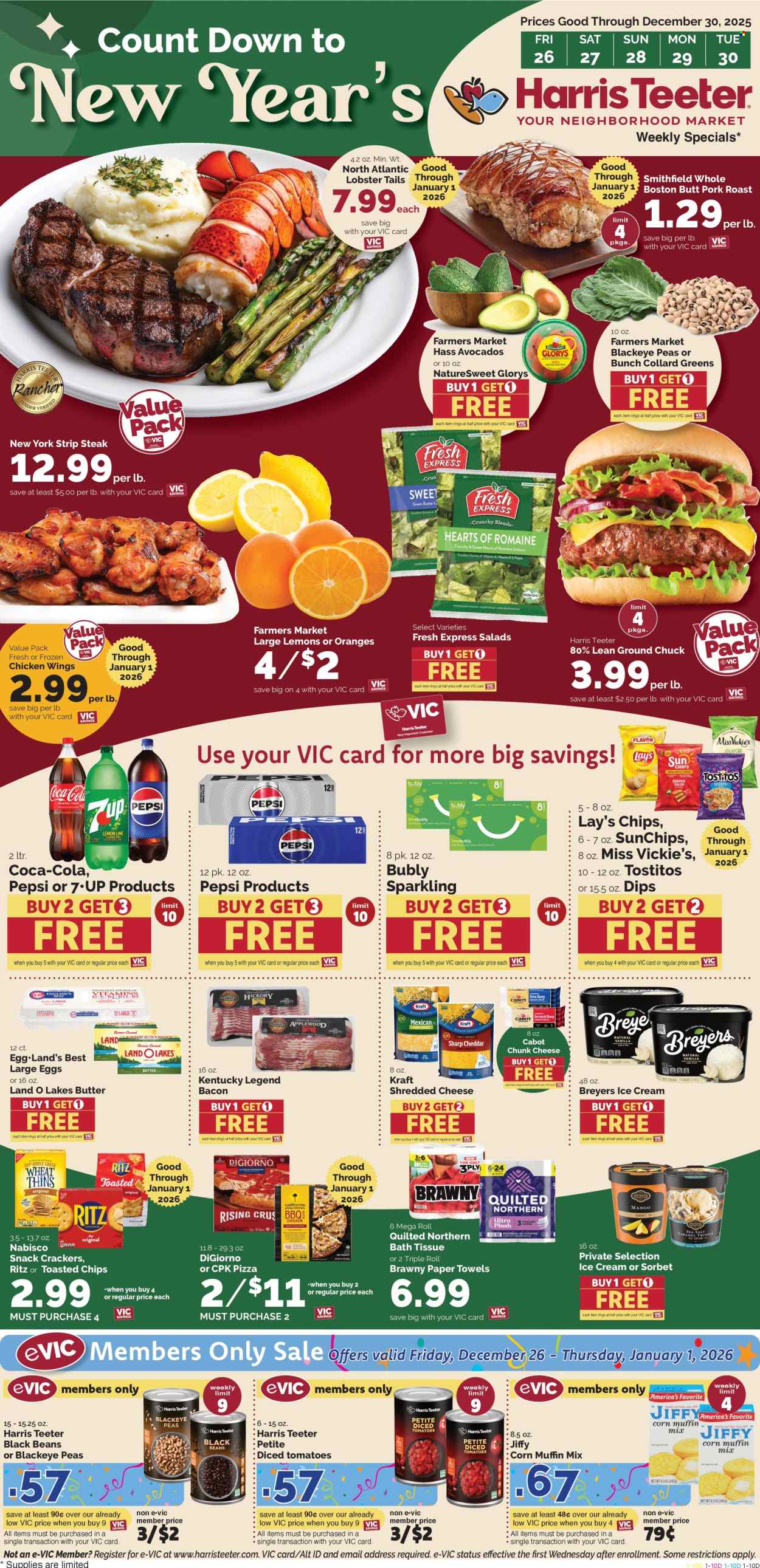Harris Teeter ad - 12/26/2025 - 12/30/2025. Page 1
