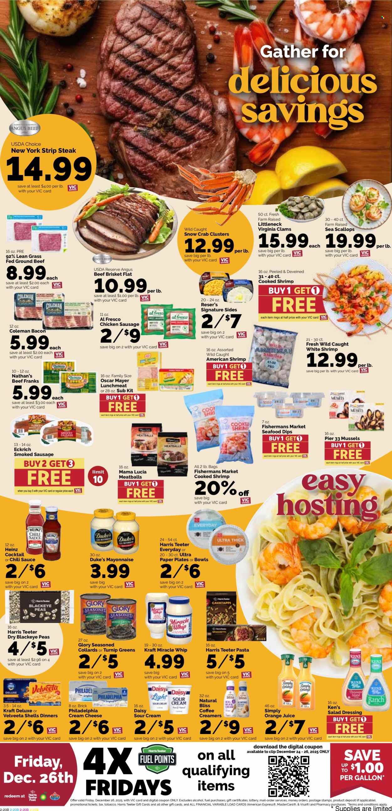 Harris Teeter ad - 12/26/2025 - 12/30/2025. Page 2