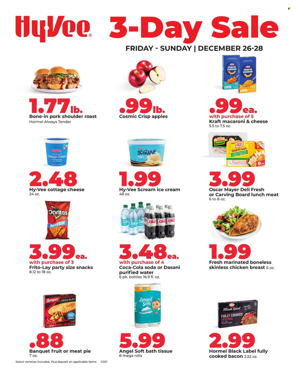 Hy-Vee ad - 12/26/2025 - 12/28/2025. Page 1