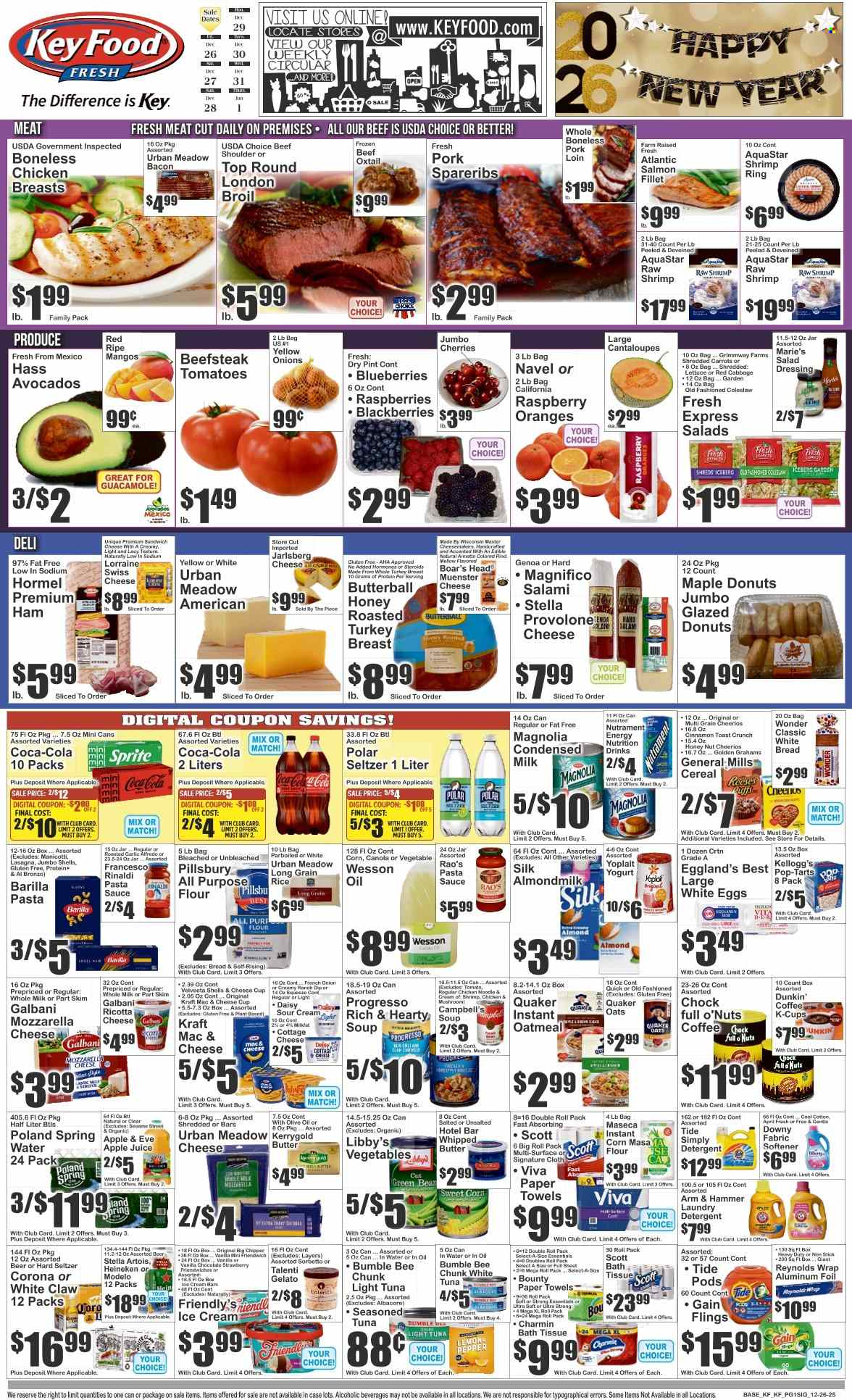 Key Food ad - 12/26/2025 - 01/01/2026. Page 1