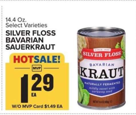SILVER FLOSS BAVARIAN SAUERKRAUT