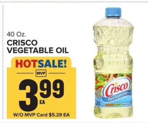 Crisco Vegetable Oil