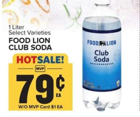 FOOD LION CLUB SODA