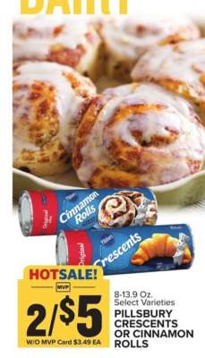 Pillsbury Crescents or Cinnamon Rolls*