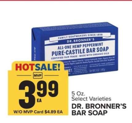 Dr. Bronner’s Bar Soap
