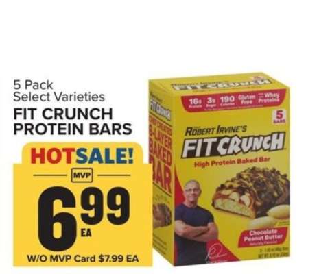 FIT CRUNCH PROTEIN BARS