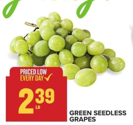 Green Seedless Grapes