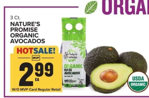 Nature's Promise Organic Avocados