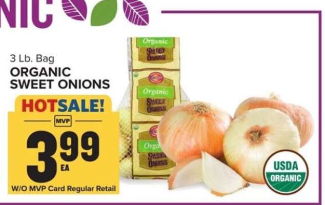 Organic Sweet Onions