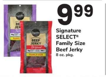 Signature SELECT Family Size Beef Jerky