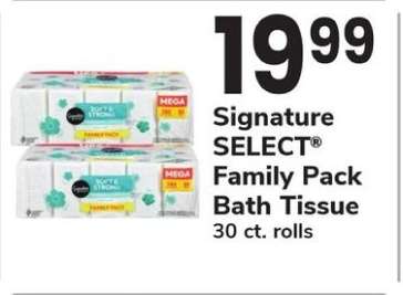 Signature Select Family Pack Bath Tissue
