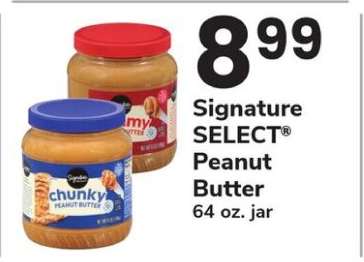 Signature Select Peanut Butter