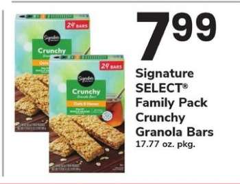 Signature SELECT Family Pack Crunchy Granola Bars
