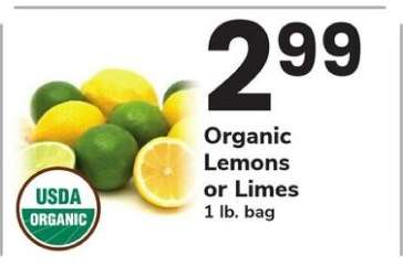 Organic Lemons or Limes
