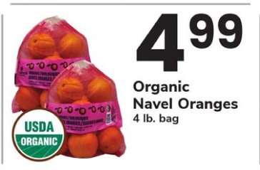 Organic Navel Oranges