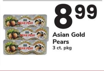 Asian Gold Pears