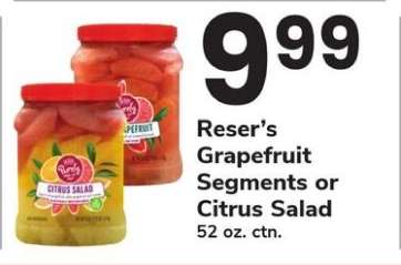 Reser's Grapefruit Segments or Citrus Salad