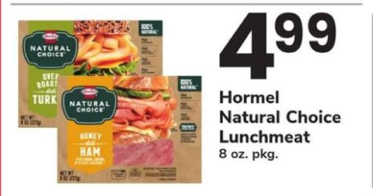 Hormel Natural Choice Lunchmeat