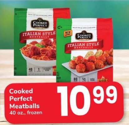 Cooked Perfect Meatballs