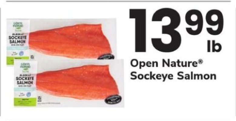 Open Nature Sockeye Salmon