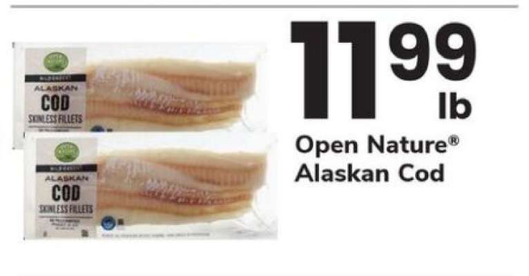 Open Nature Alaskan Cod