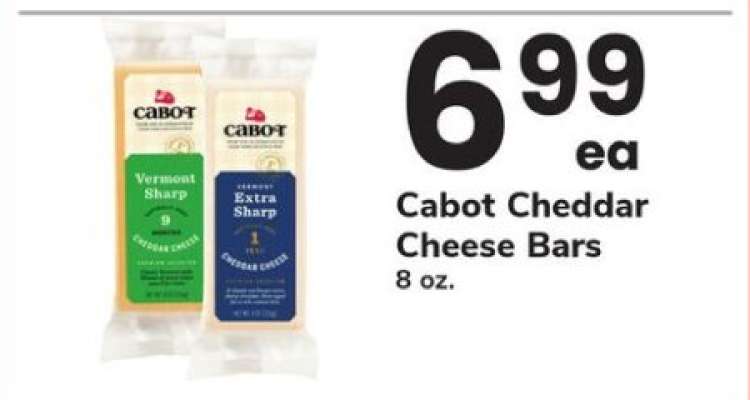 Cabot Cheddar Cheese Bars