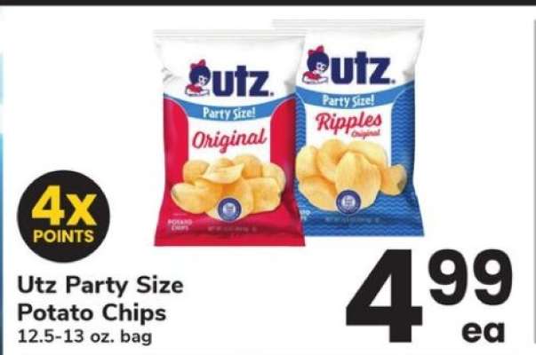Utz Party Size Potato Chips