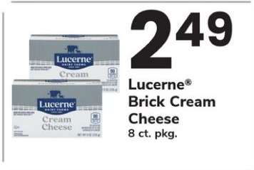 Lucerne Brick Cream Cheese