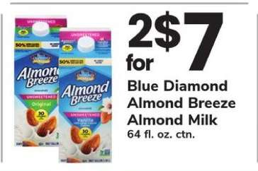 Blue Diamond Almond Breeze Almond Milk