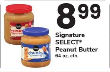 Signature Select Peanut Butter