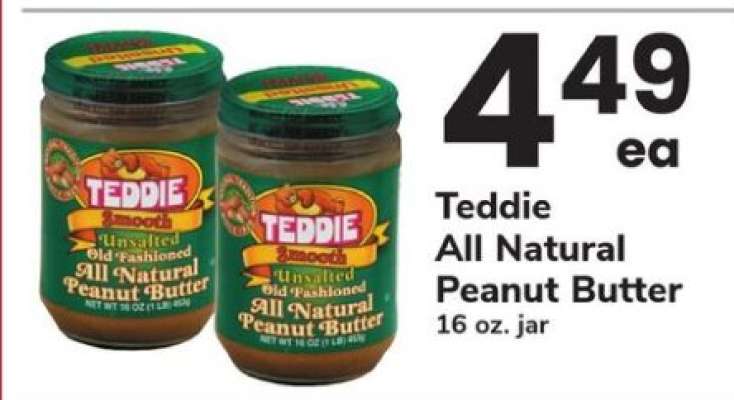 Teddie All Natural Peanut Butter