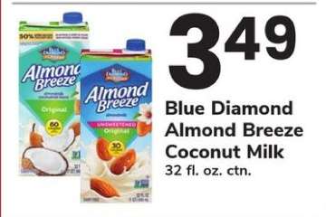 Blue Diamond Almond Breeze Coconut Milk