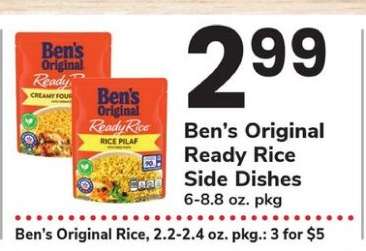 Ben’s Original Ready Rice Side Dishes