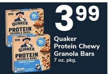 Quaker Protein Chewy Granola Bars
