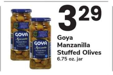 Goya Manzanilla Stuffed Olives