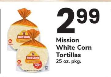 Mission White Corn Tortillas