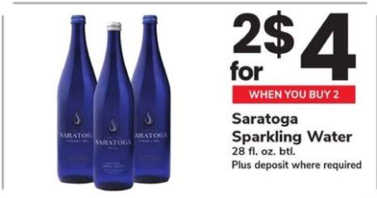 Saratoga Sparkling Water