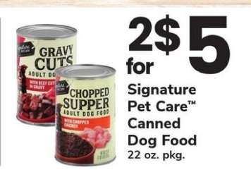 Signature Pet Care Canned Dog Food